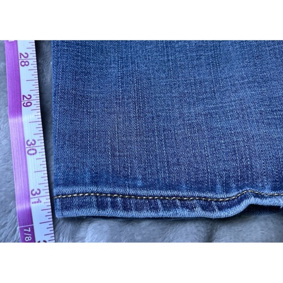 American Eagle Slim Straight Jeans Mens Size 32x34 Blue Denim Stretch Casual - Picture 9 of 16